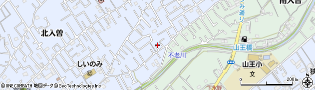 埼玉県狭山市北入曽233-10周辺の地図