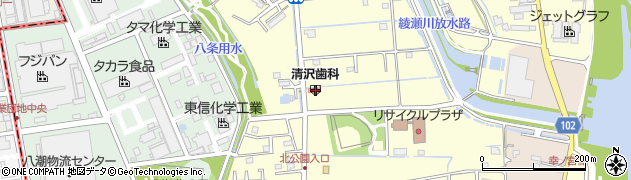 埼玉県八潮市八條1868周辺の地図
