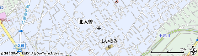 埼玉県狭山市北入曽405周辺の地図