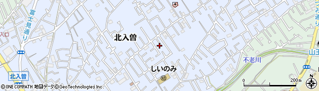 埼玉県狭山市北入曽439-18周辺の地図