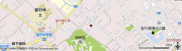 埼玉県川口市安行原周辺の地図