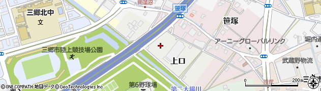 埼玉県三郷市上口893周辺の地図