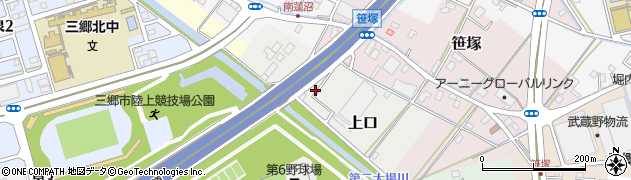 埼玉県三郷市上口885周辺の地図