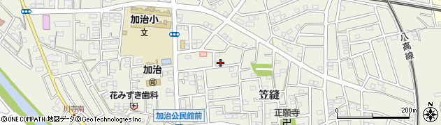 埼玉県飯能市笠縫73周辺の地図