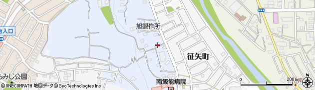 埼玉県飯能市矢颪386周辺の地図