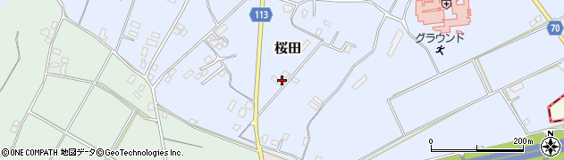 千葉県成田市桜田1035周辺の地図