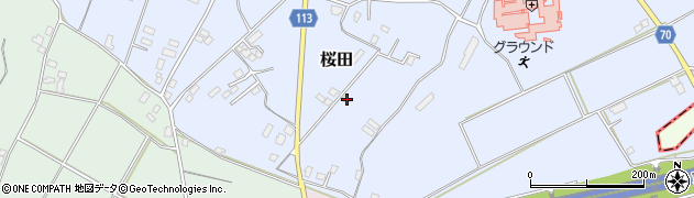 千葉県成田市桜田1034周辺の地図