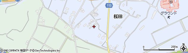 千葉県成田市桜田1017周辺の地図