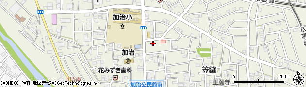 埼玉県飯能市笠縫69周辺の地図