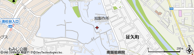 埼玉県飯能市矢颪389周辺の地図