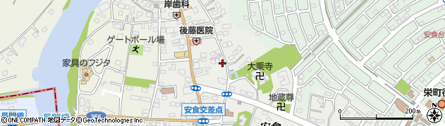 千葉県印旛郡栄町安食周辺の地図