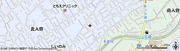 埼玉県狭山市北入曽213周辺の地図