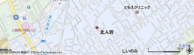 埼玉県狭山市北入曽373周辺の地図