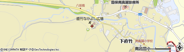 埼玉県飯能市下直竹172周辺の地図