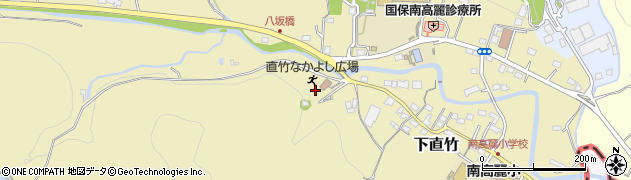 埼玉県飯能市下直竹173周辺の地図