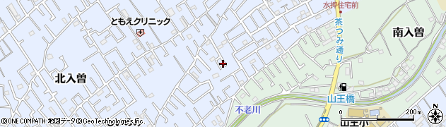 埼玉県狭山市北入曽204-15周辺の地図