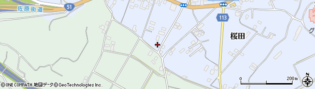 千葉県成田市桜田980周辺の地図