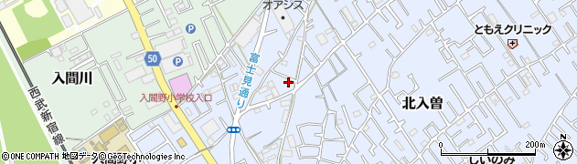 埼玉県狭山市北入曽873周辺の地図