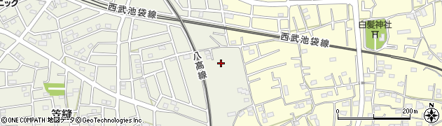 埼玉県飯能市笠縫251周辺の地図