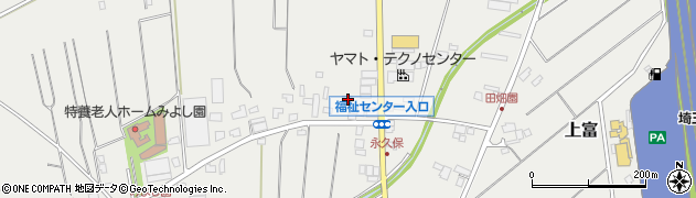 埼玉県入間郡三芳町上富1892周辺の地図