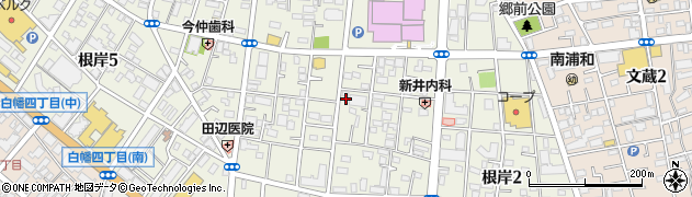 埼玉県さいたま市南区根岸3丁目周辺の地図