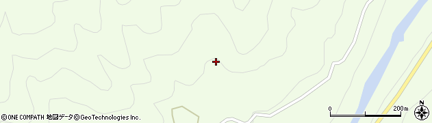 長野県木曽町（木曽郡）三岳（薮原）周辺の地図