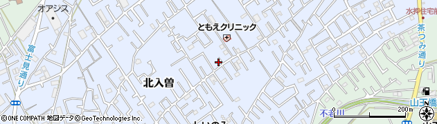 埼玉県狭山市北入曽455周辺の地図