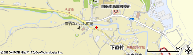 埼玉県飯能市下直竹78周辺の地図