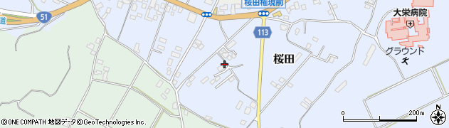 千葉県成田市桜田1015周辺の地図