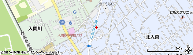 埼玉県狭山市北入曽864-19周辺の地図