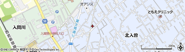 埼玉県狭山市北入曽849周辺の地図
