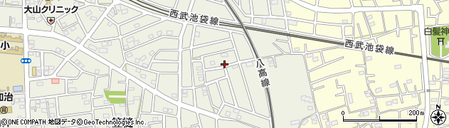 埼玉県飯能市笠縫295周辺の地図