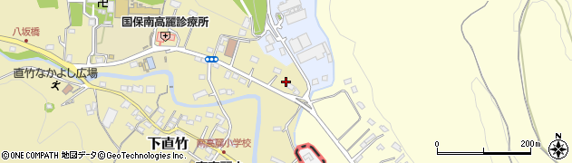 埼玉県飯能市下直竹1148周辺の地図