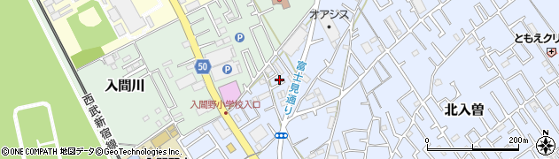埼玉県狭山市北入曽867周辺の地図