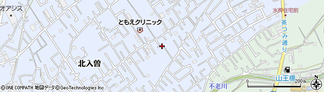 埼玉県狭山市北入曽490-23周辺の地図