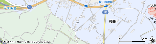 千葉県成田市桜田911周辺の地図