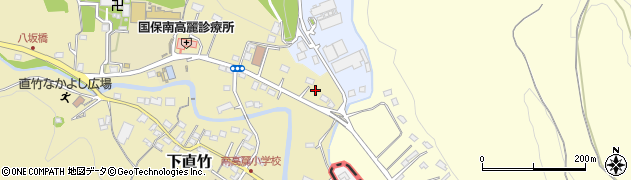 埼玉県飯能市下直竹1140周辺の地図