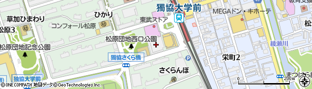 東武ストア松原店周辺の地図