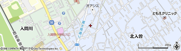 埼玉県狭山市北入曽873-5周辺の地図