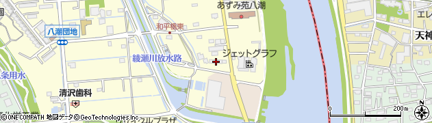 埼玉県八潮市八條3675周辺の地図