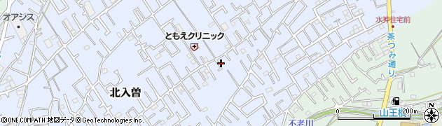 埼玉県狭山市北入曽490周辺の地図