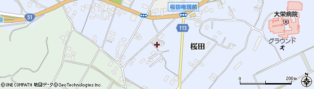 千葉県成田市桜田1009周辺の地図
