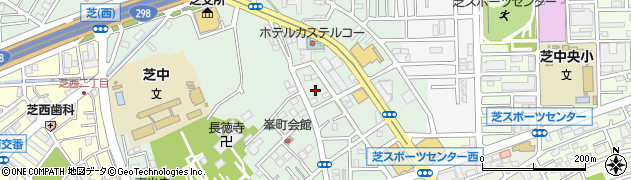 埼玉県川口市芝周辺の地図