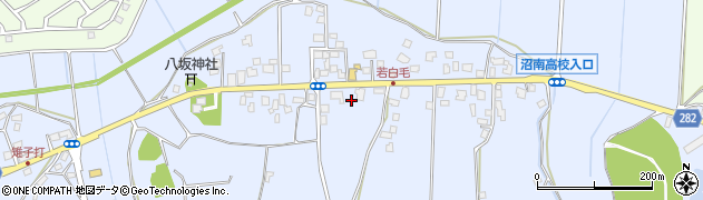 千葉県柏市若白毛571周辺の地図