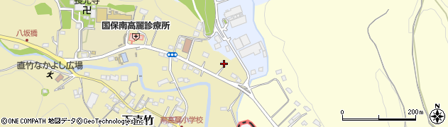 埼玉県飯能市下直竹1141周辺の地図