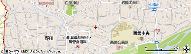 埼玉県入間市野田477周辺の地図