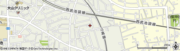 埼玉県飯能市笠縫309周辺の地図