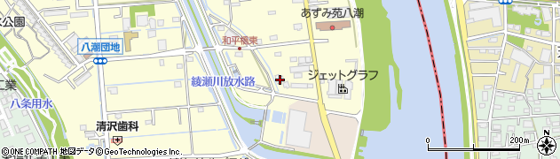 埼玉県八潮市八條3732周辺の地図