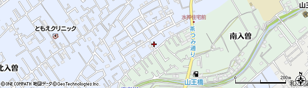 埼玉県狭山市北入曽187周辺の地図