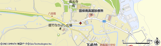 埼玉県飯能市下直竹1081周辺の地図